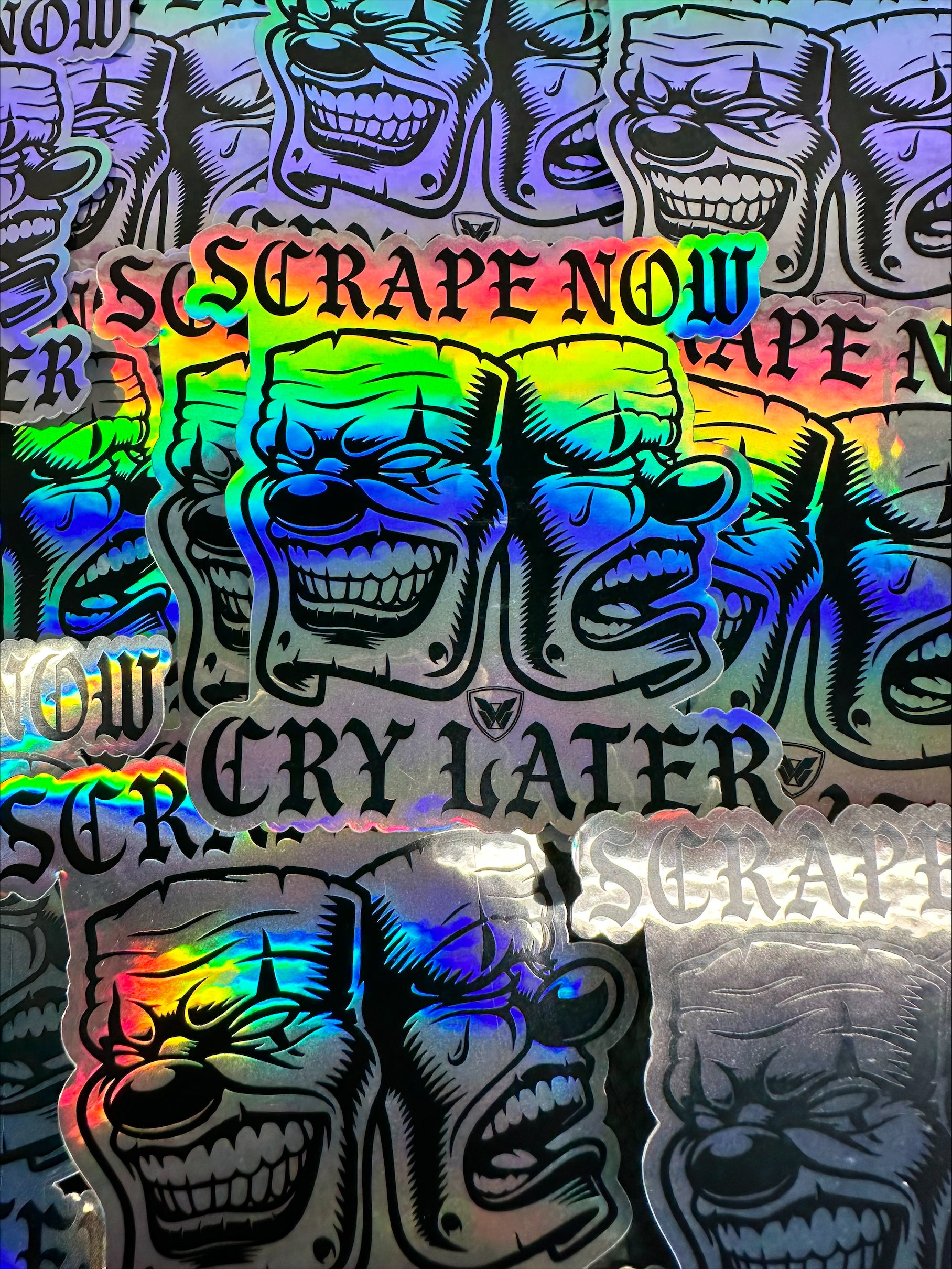 INF "Scrape Now Cry Later" Sticker